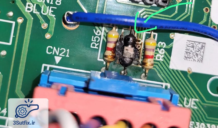 12. خرابی برد الکترونیکی