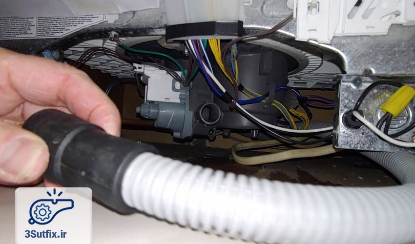 انسداد شلنگ تخلیه ماشین ظرفشویی