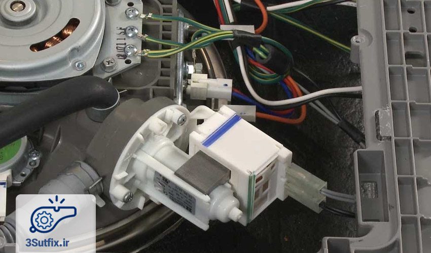 اشکال در پمپ تخلیهماشین ظرفشویی