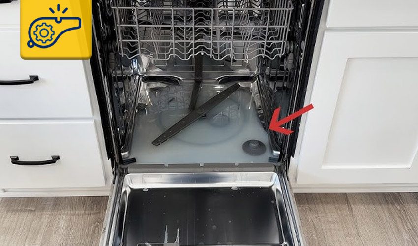 علت ماندن آب در ماشین ظرفشویی ال جی