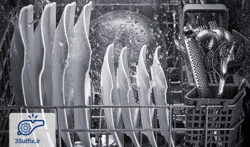 داخل ماشین ظرفشویی آب پر نمیشود یا آب ورودی متوقف نمیشود