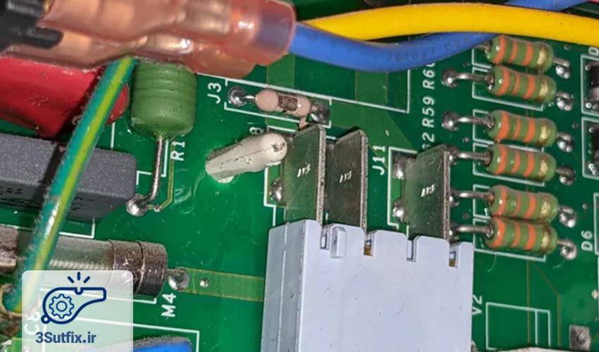 رله المنت در برد اصلی