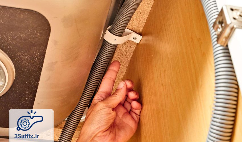 ارتفاع زیاد شلنگ تخلیه ماشین ظرفشویی