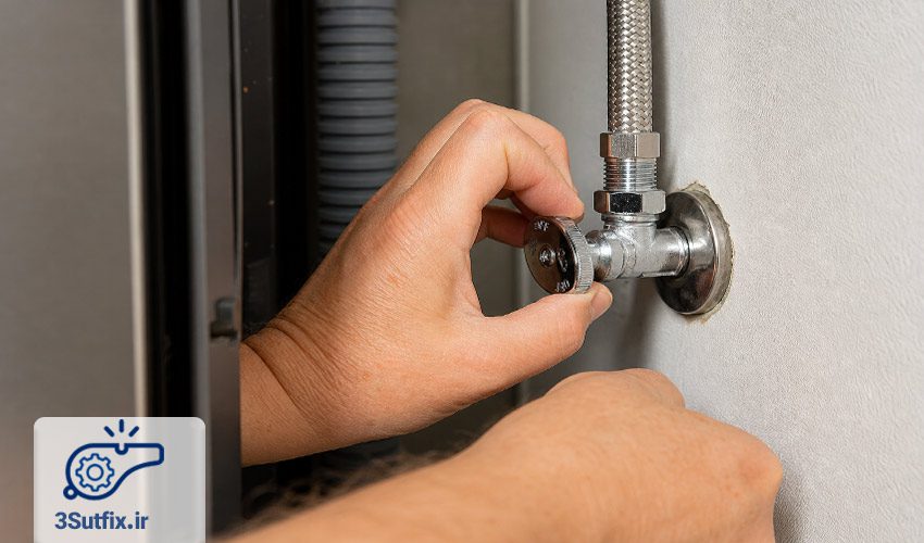 دسترسی به شلنگ تخلیه ظرفشویی ال جی