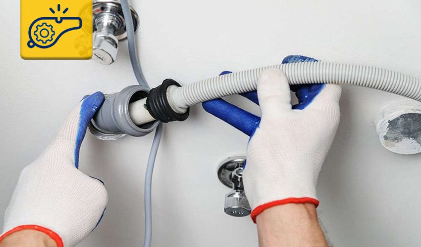 نحوه تعویض شلنگ تخلیه ظرفشویی ال جی